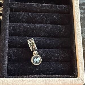 Authentic Pandora Taurus Agate Cameo Zodiac Dangle Charm Retired Pandora Charm